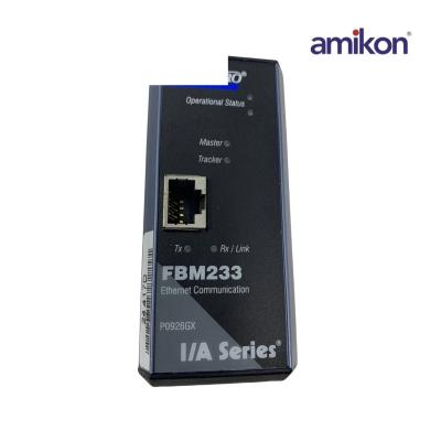 Foxboro FBM233 P0926GX Ethernet-Kommunikationsmodul