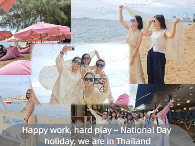 Fröhliche Arbeit, ausgelassenes Vergnügen, Nationalfeiertag – wir sind in Thailand!