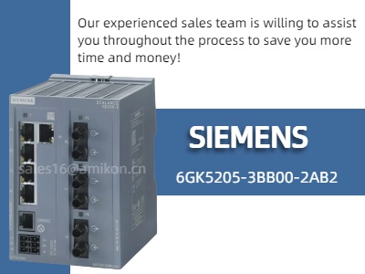 Siemens 6GK5205-3BB00-2AB2 Managed Ethernet Switch: Zuverlässiges Netzwerk für Industrieanwendungen