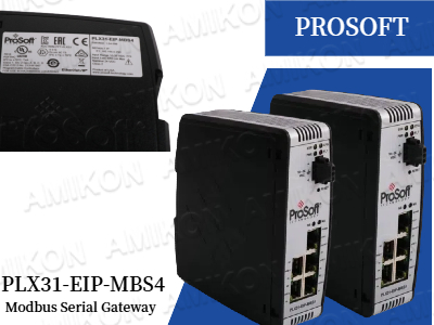Nahtlose Konnektivität ermöglichen: Die Leistungsfähigkeit des PROSOFT PLX31-EIP-MBS4 Modbus-Seriell-Gateways